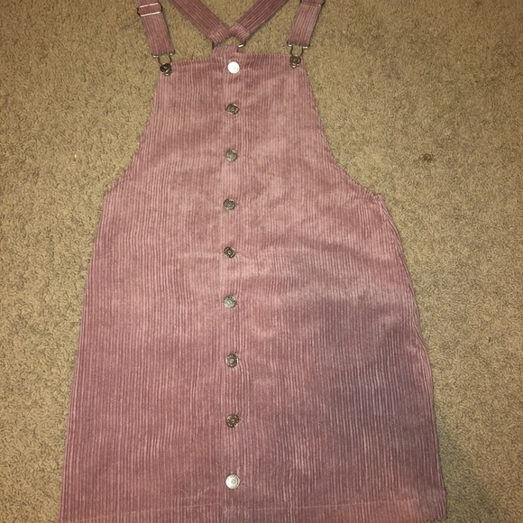 Pink corduroy dress - Picture 1 of 3